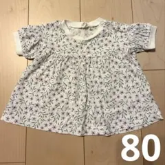 Samansa Mos2 花柄 ベビーTシャツ 80サイズのサムネイル