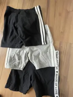 短パン　パンツ　ラインパンツ　レギンス　レギパン　女の子　130