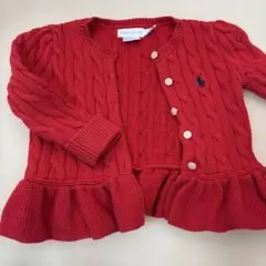 Ralph Lauren ケーブルニットカーディガン 12M