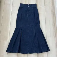 COLZAハイウエストデニムフレアスカートのサムネイル