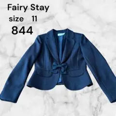 Fairy Stay テーラードジャケット ネイビー 11号 リボン入園式卒園式のサムネイル
