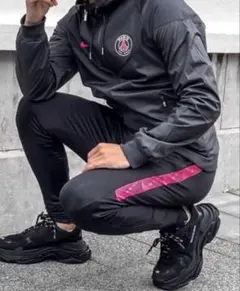 PSG パリ サンジェルマン ウインドランナー ナイロンジャケット Sサイズ
