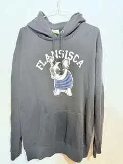 FLANSISCA フレンチブルドッグ パーカー ブラック