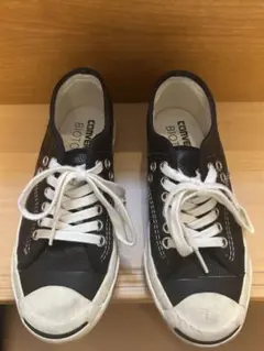 【値下げ中】CONVERSE×BIOTOP ジャックパーセル ブラック22.5㎝