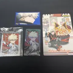 爆豪勝己　ヒロアカ オープンスクール　セット　特典　クリアカード　ステッカー