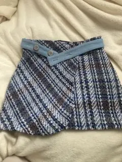 新品【ZARA】ツィードミニスカート　S