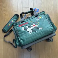 【タグ付き】ルーニーテューンズ ボウリングバッグ 2ボール用 90s⁠ タグ付き】ルーニーテューンズ ボウリングバッグ 2ボール用 90s