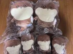 【新品未開封品】ナガノカワウソ ぬいぐるみ 6体セット
