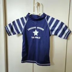 サイズ120★新品　ラッシュガード　水着　ネイビー