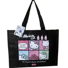 ✅大人気　Hello Kitty トートバッグ ブラック　サンリオのサムネイル