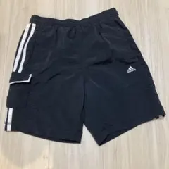 adidas 黒 水着 サイズ140 サイドポケット付き