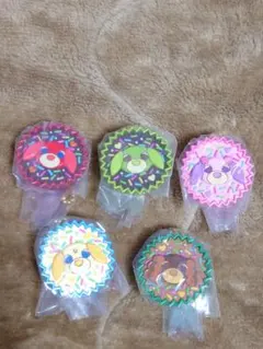 お茶犬　手作りおやつチャーム　平成女児チョコ　コンプリートセット