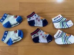 ミキハウス HOT BISCUITS 11〜13cmベビー靴下 3足セット　美品