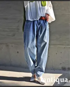 antiqua ライトブルーデニムパンツ MLサイズ