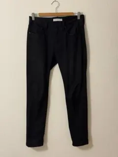 WONDER SHAPE ブラックデニム スリムフィット GU