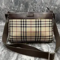 ✨️美品✨️希少✨️Burberry ショルダーバッグノバチェック PVC Burberry ショルダーバッグ チェック柄 BURBERRY バーバリー ノバ