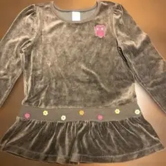 GYMBOREE ベロア トップス ブラウン 7サイズ