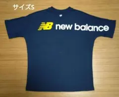 New Balance ニューバランス Tシャツ ネイビー ビッグロゴサイズSのサムネイル