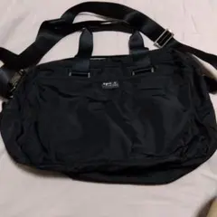 美品 agnès b. アニエスベー ショルダーバッグ ボストンバッグ 2way
