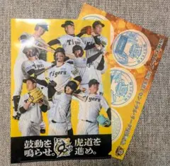 非売品・阪神タイガース 2025年セリーグ優勝 阪神電車スタンプ＆クリアファイル