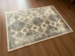 ラグマット オリエンタル柄 ペルシャ絨毯風 100×140cm 未使用品