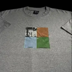 “Chess”old stussy 紺タグ プリント Tシャツ 90s USA製