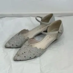 MELMO 花柄カットアウトパンプス23.5cmのサムネイル