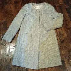 earth music&ecology　 ロングコート 　S　グレー