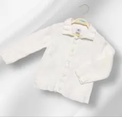 プチバトー カーディガン 24m86cm 白