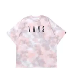 ✨希少✨　VANS　長袖Tシャツ　タイダイ　センターロゴ　ブルー　Sサイズ バンズ VANS Tie Dye L S T-shirt メンズ 長袖 Tシャツ タイダイTシャツ