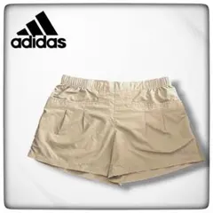 アディダス adidas ベージュ 薄手 ショートパンツ 【古着】
