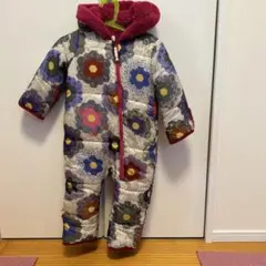 Seraph ピンク　冬アウターリバーシブル70 cmベビー　カバーオール