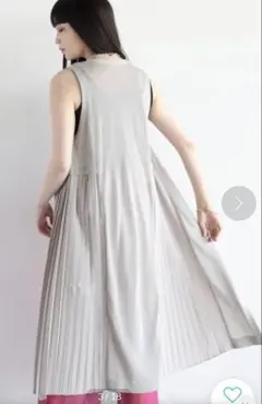 ラディエイト RADIATE サイドプリーツニットロングジレ⭐︎定価12.000円