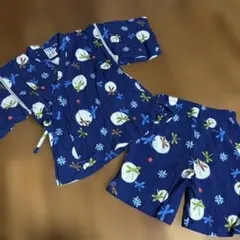 MIKIHOUSE 男の子トンボ柄甚平ネイビー130