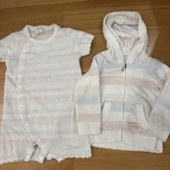 gelato pique ベビー ロンパース パーカー セット　80-90サイズ