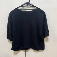 コントワーデコトニエ　リネン　黒Tシャツのサムネイル