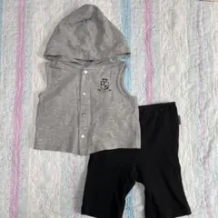 コムサデモード【80】ベストとショートパンツセット　まとめ売り