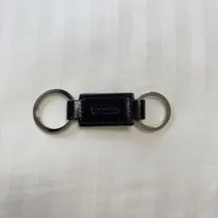 COACH ブラックレザー キーホルダー