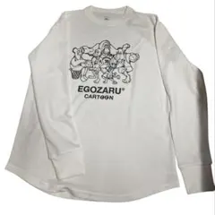 EGOZARU カートゥーン バスケ長袖ロンティー