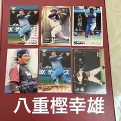 ヤクルトスワローズレジェンド捕手八重樫幸雄 さんトレーディングカードセット