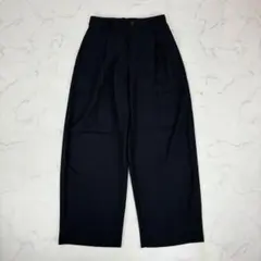 GU　ワイドテーパードアンクルパンツZ　ネイビー　Mサイズ