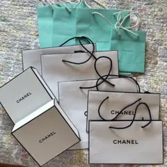 CHANEL TlFFANYショップ袋 ショッパー 空箱 セットのサムネイル