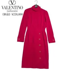 新品　VALENTINO GARAVANI　タートルネック　ワンピース　ベルト付
