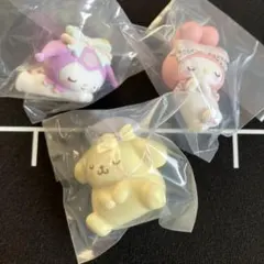 キャラもふケースマスコット マスコットのみ　クロミ　マイメロディ　ポムポムプリン