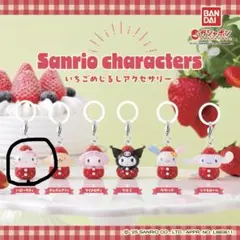サンリオキャラクター いちごめじるしアクセサリー　ハローキティー