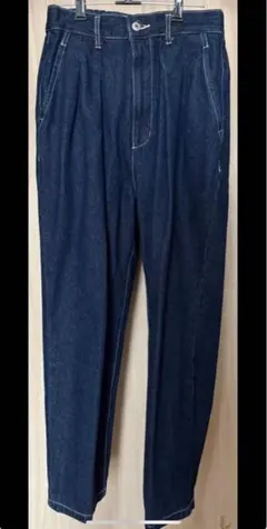 JUNRED ヴィンテージデニムワイドタックパンツ