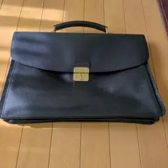 LONGCHAMP　 ロンシャン　黒 レザー ビジネスバッグのサムネイル