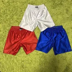 ハーフパンツセット ホワイト レッド ブルー