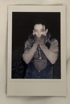 即発送 Ateez ホンジュン チェキ風トレカ