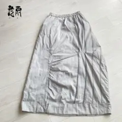 慈雨 ジウ センソユニコ 刺繍 変形 ロングスカート ウエストゴム 40 日本製のサムネイル